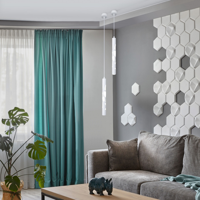 DLR037 12W 4200K белый матовый