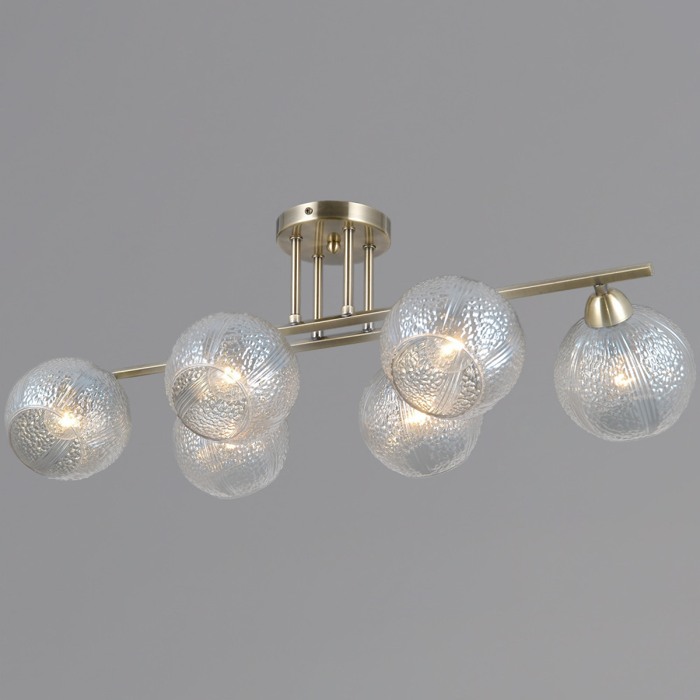 Потолочная люстра  IL0702-6CSQ-24 AB ARIES ILLUMICO