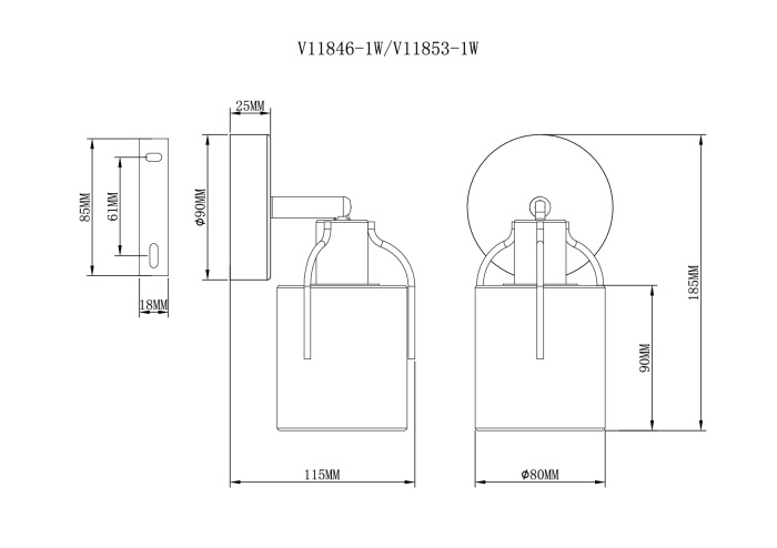V11846-1W Moderli