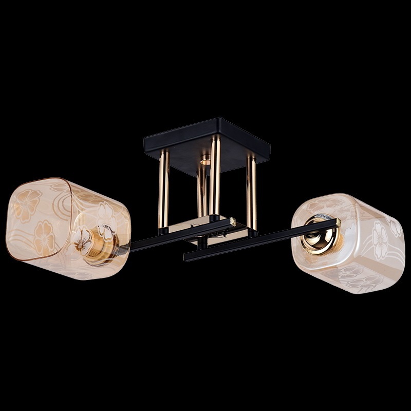 Потолочная люстра  72108-0.3-02 BK+FGD Reluce