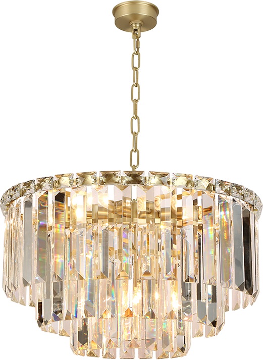 Подвесная люстра 8460 8469+3/С brass Newport