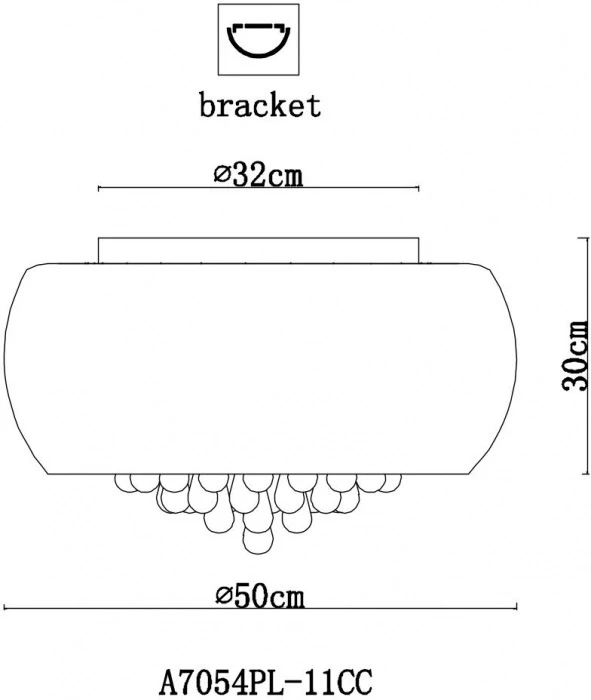 A7054PL-11CC Arte Lamp