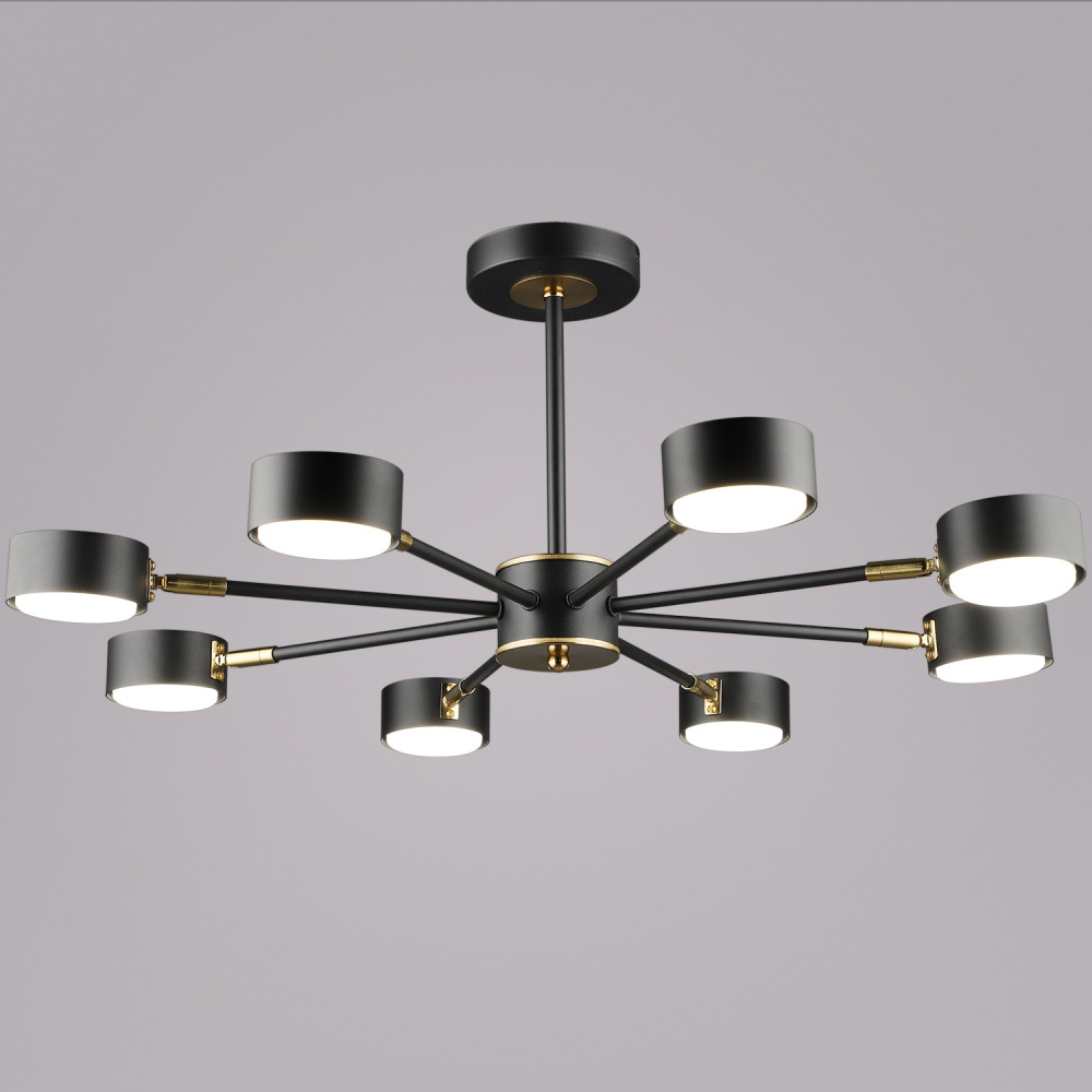 Потолочная люстра 06660-0.3-08 BK+COP GX53 Reluce