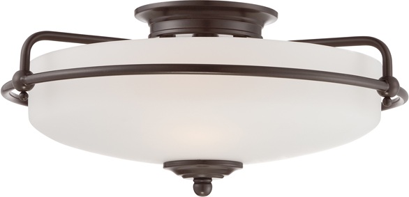 Потолочный светильник Griffin QZ-GRIFFIN-F-PN Quoizel