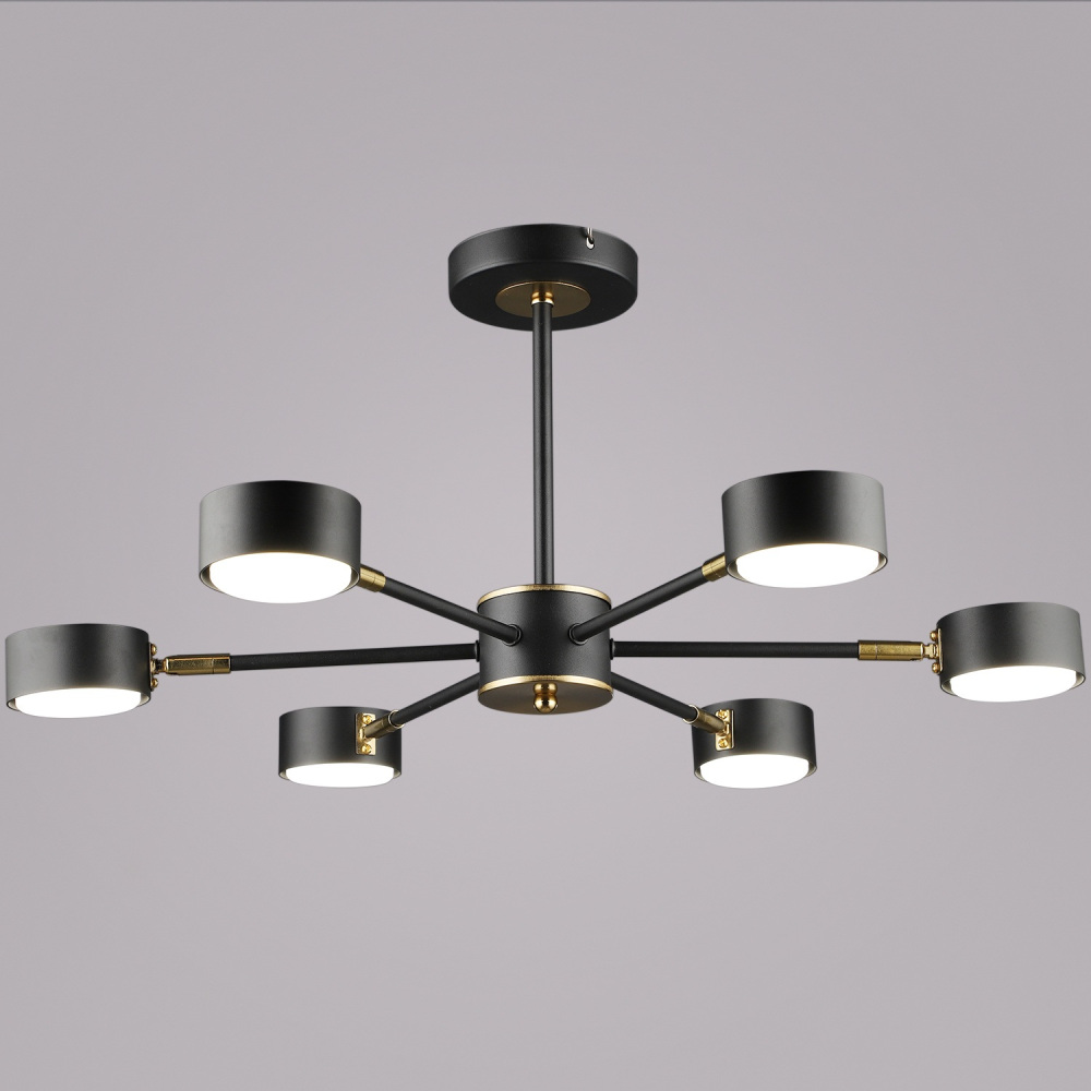 Потолочная люстра 06660-0.3-06 BK+COP GX53 Reluce