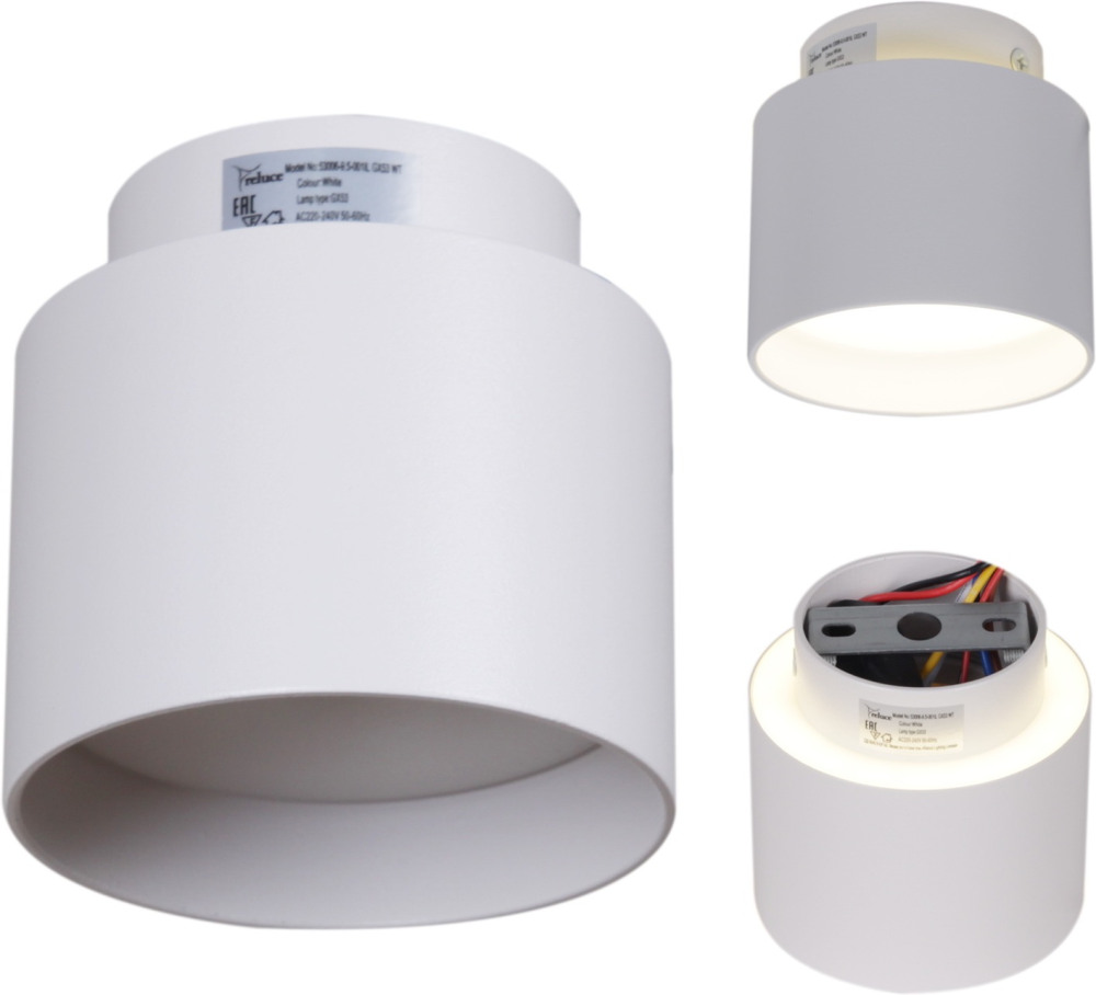 53006-9.5-001IL GX53+LED3W WT_