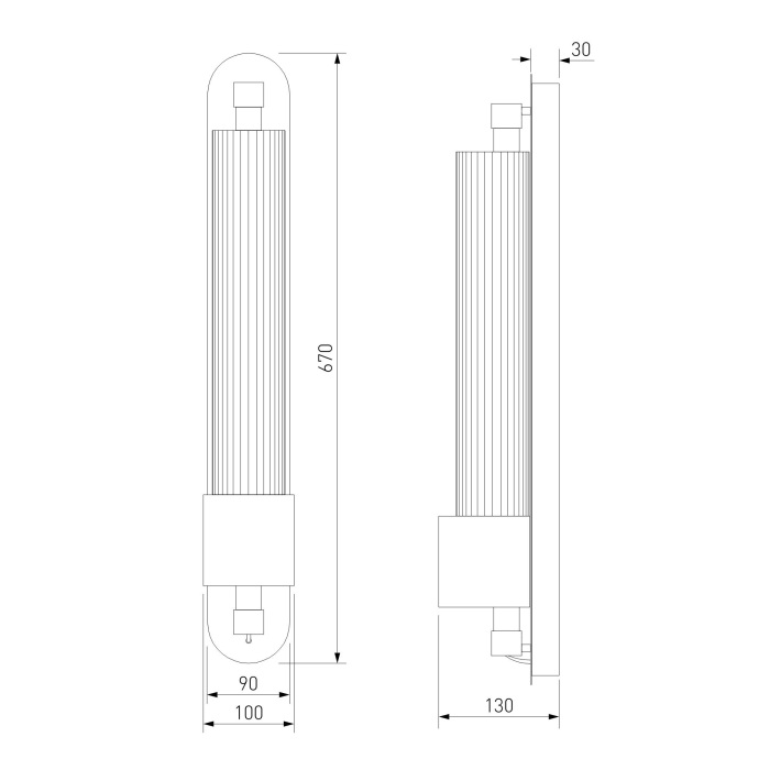 303071 LED латунь_