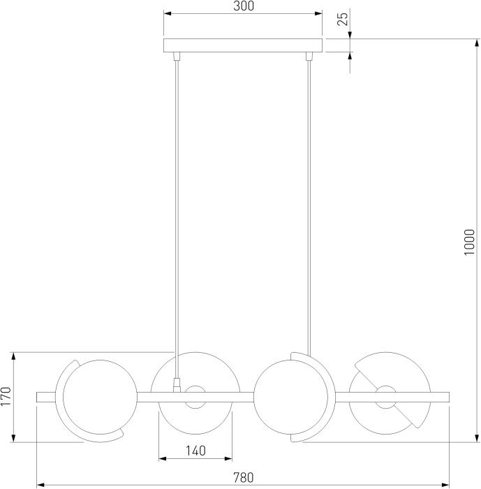70149/4 черный/латунь