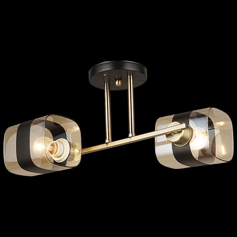 Потолочная люстра  04223-0.3-02 AB+BK Reluce