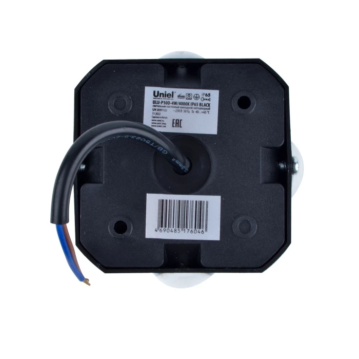 ULU-P30D-4W/4000K IP65 BLACK Uniel