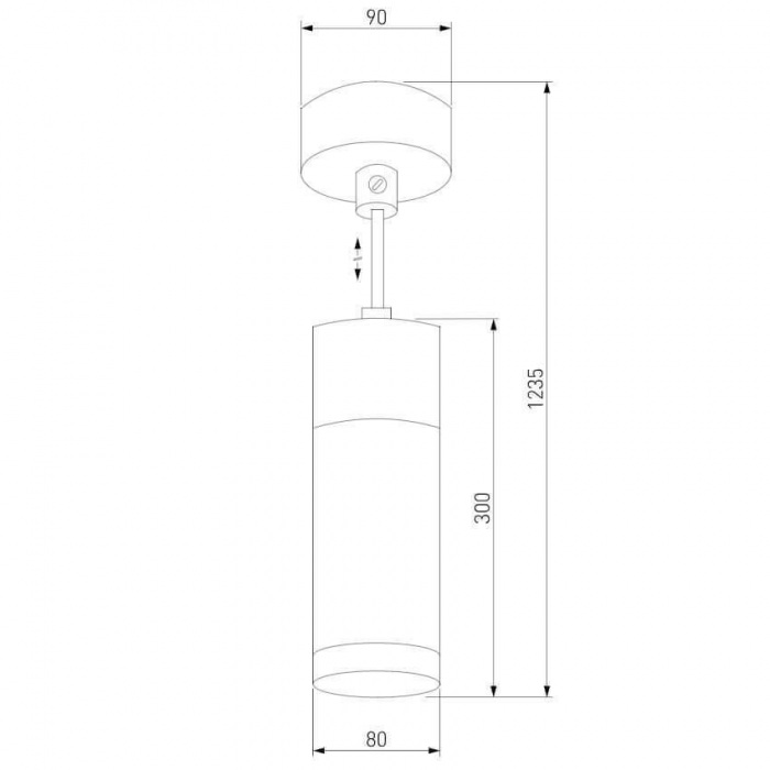 50135/1 LED хром / черный жемчуг