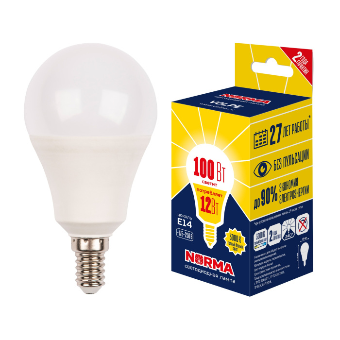 LED-G60-12W/3000K/E14/FR/NR_