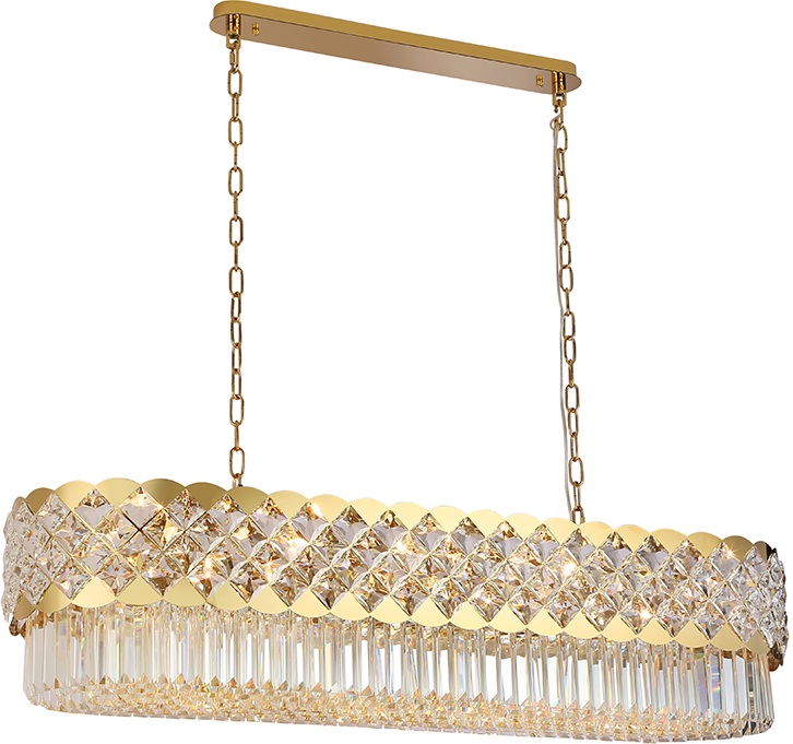 Подвесная люстра 8300 8300/120 oval gold polished Newport