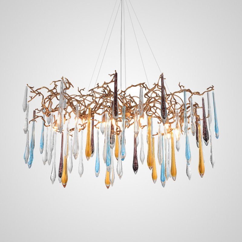 Подвесная люстра SPRUCE01 Овал D135 ImperiumLoft