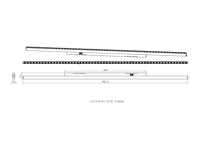 CLT 0.36 001 7W BL Т4000K Crystal Lux