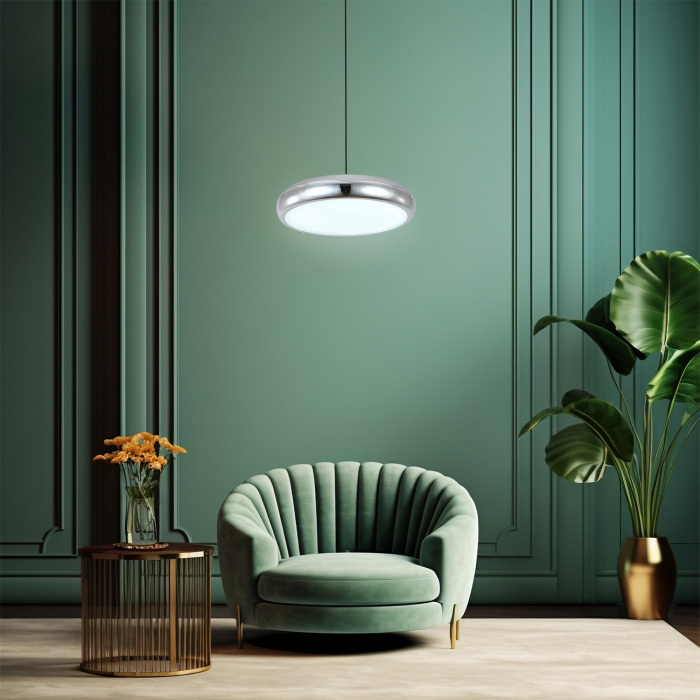 10304/1LED Black/Chrome