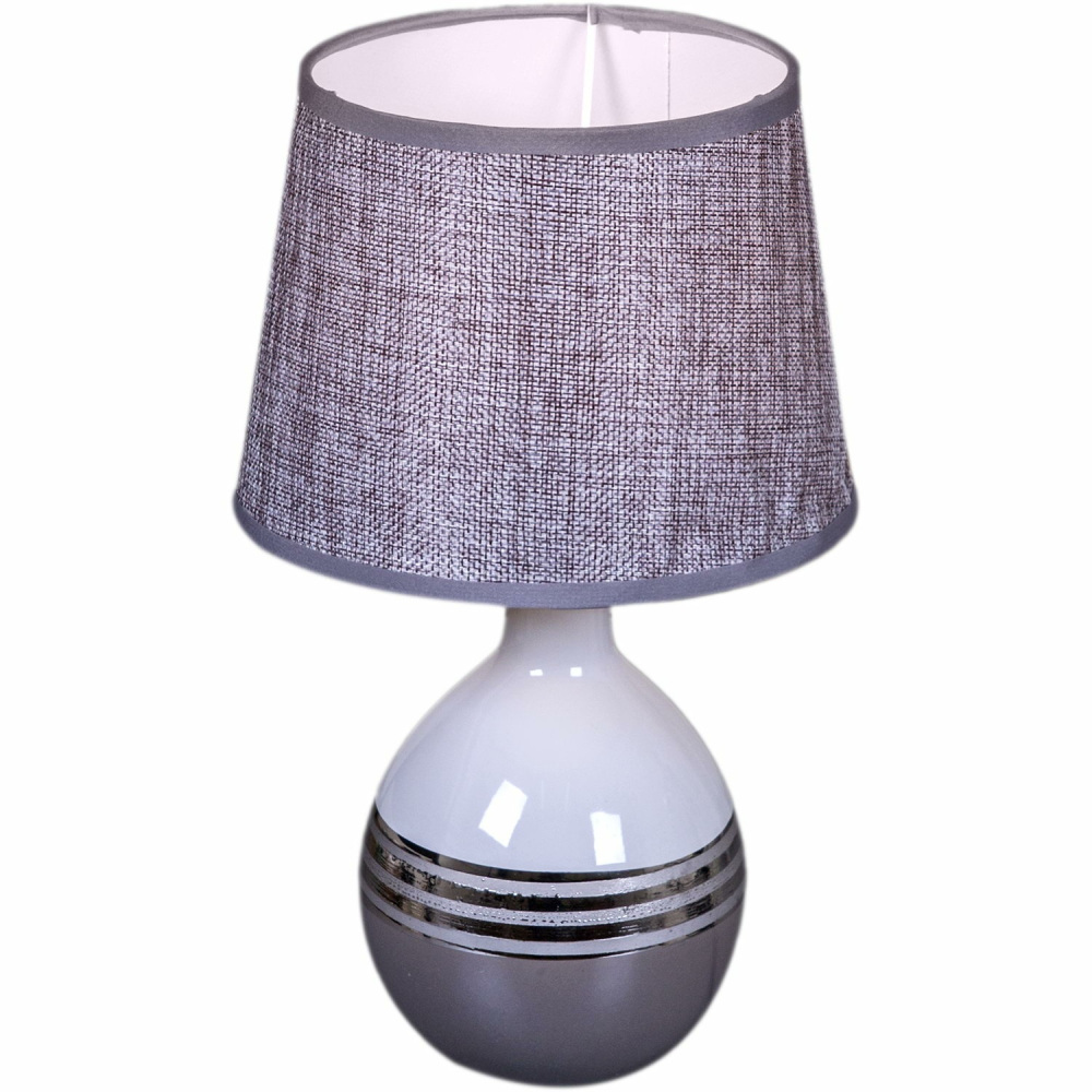 Интерьерная настольная лампа  01934-0.7-01 WH GY SL Reluce