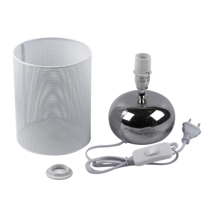UML-B307 E14 SILVER/WHITE Uniel