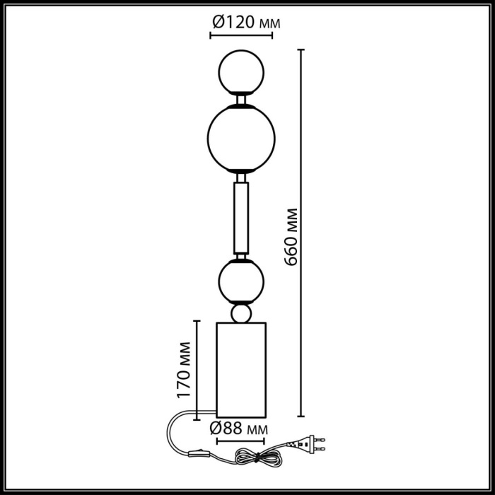 5457/4TL Odeon Light