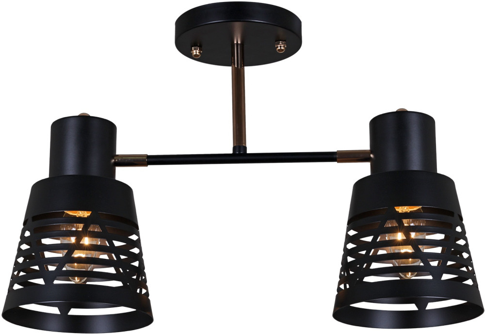 Потолочная люстра  06074-3.3-02 BK+FG Reluce