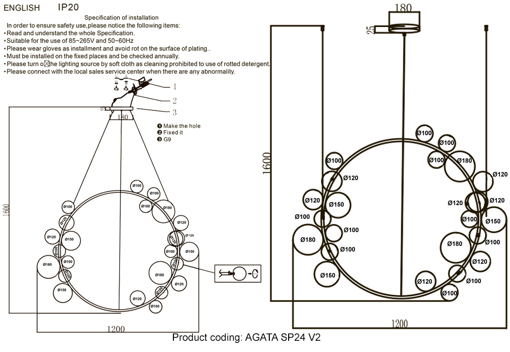 AGATA SP24 V2 GOLD/TRANSPARENTE_