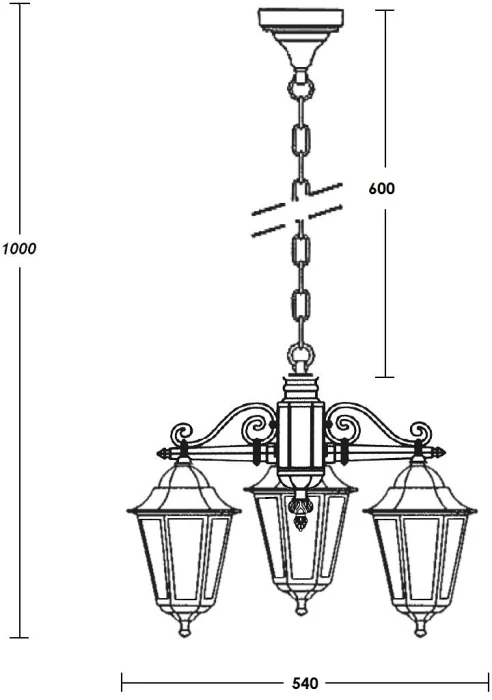 79870E/3 Bl Oasis Light