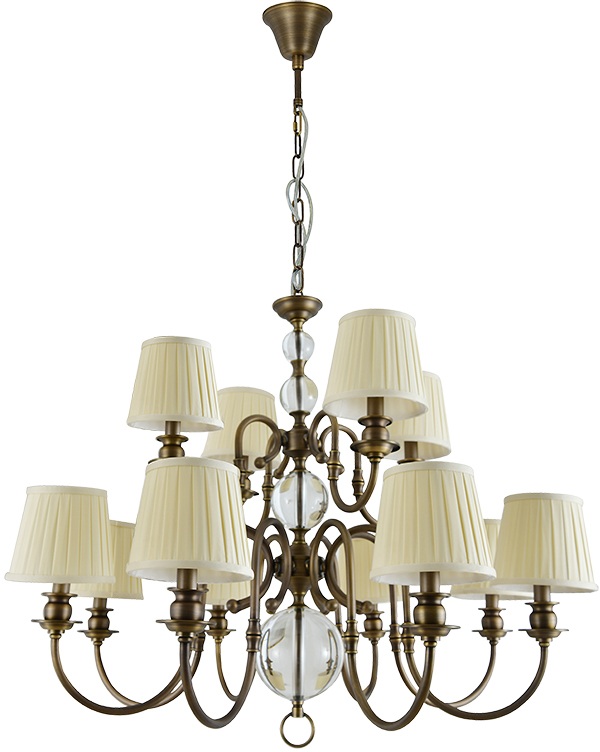 3112/С  black brass без абажуров_