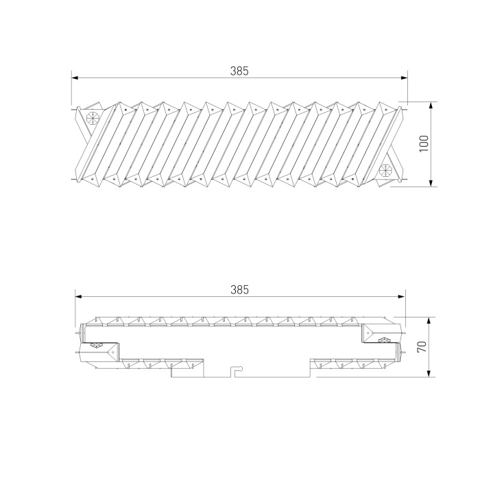 101005 LED никель хрусталь Strotskis_