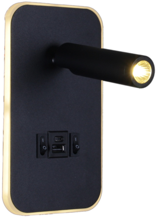 86204-9.2-001KT LED12W+USB BK_