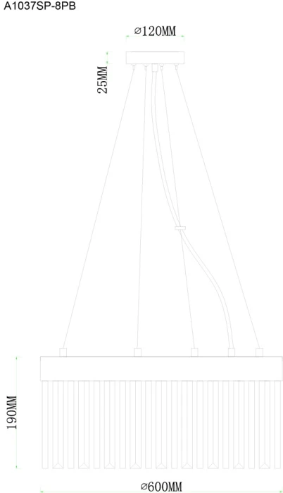 A1037SP-8PB Arte Lamp