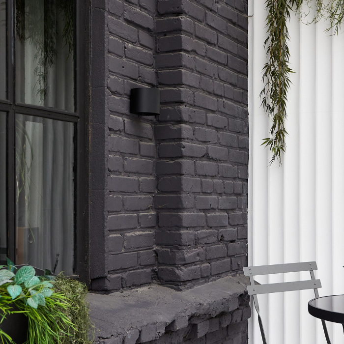 ULU-S56B-2x3W/3000K+4000K+6000K IP65 BLACK_