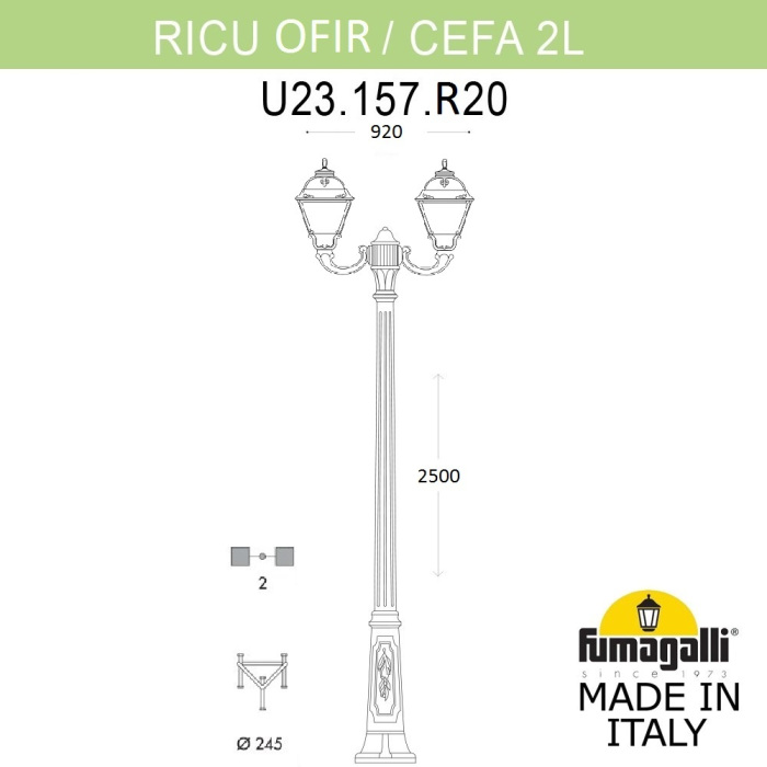 U23.157.R20.AXE27 Fumagalli