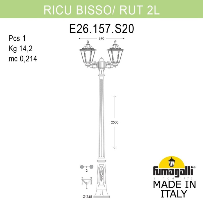 E26.157.S20.AXE27 Fumagalli