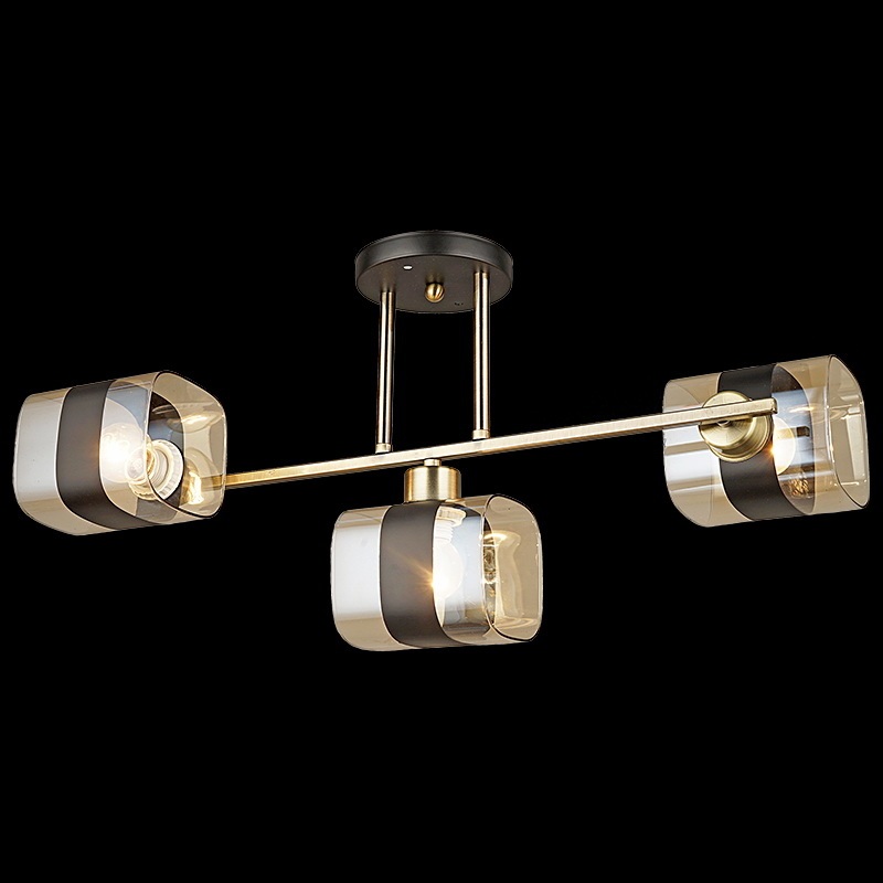 Потолочная люстра  04223-0.3-03 AB+BK Reluce