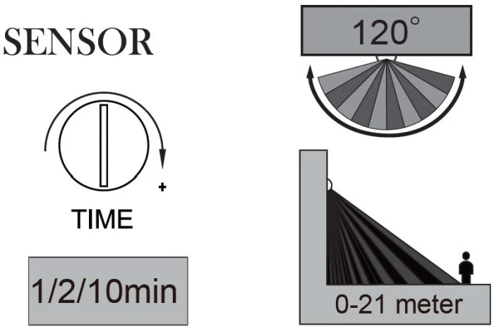 W6219A-PiR Bl Oasis Light
