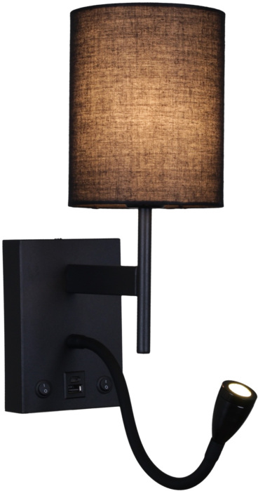 86210-9.2-001KT LED3W+E14 BK_