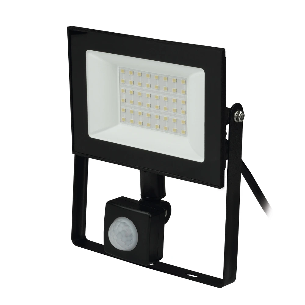 ULF-F62-50W/6500K SENSOR IP54 200-240В BLACK Uniel