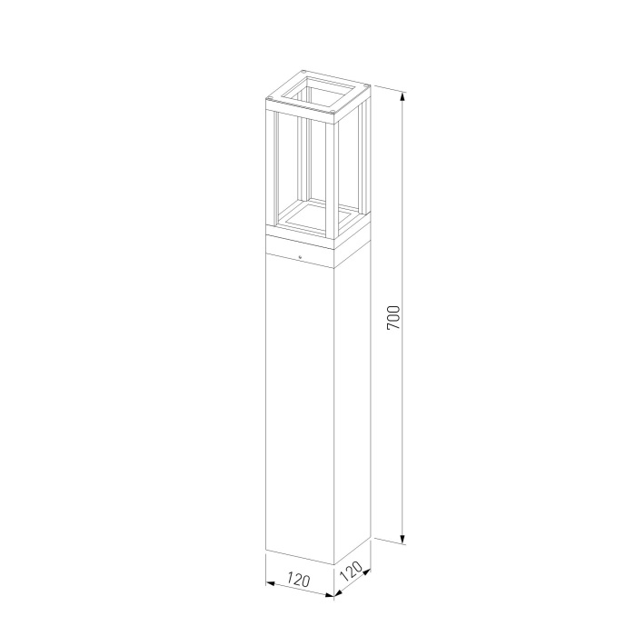 1529 TECHNO LED черный Elektrostandard