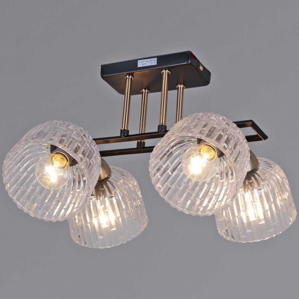 Потолочная люстра  IL0794-4CSQ-25BKAB ELITE ILLUMICO