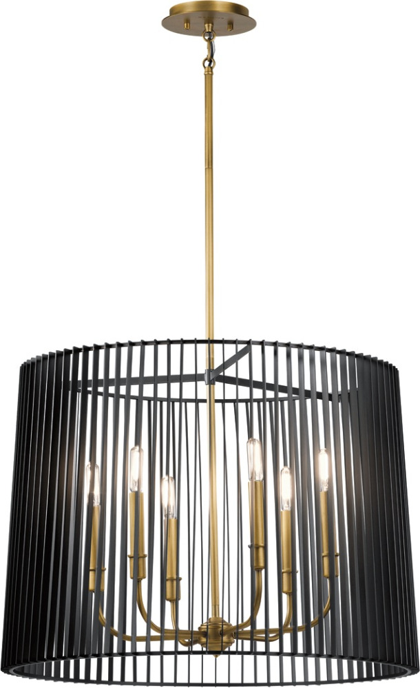 Подвесная люстра Linara QN-LINARA-6P-BK Kichler