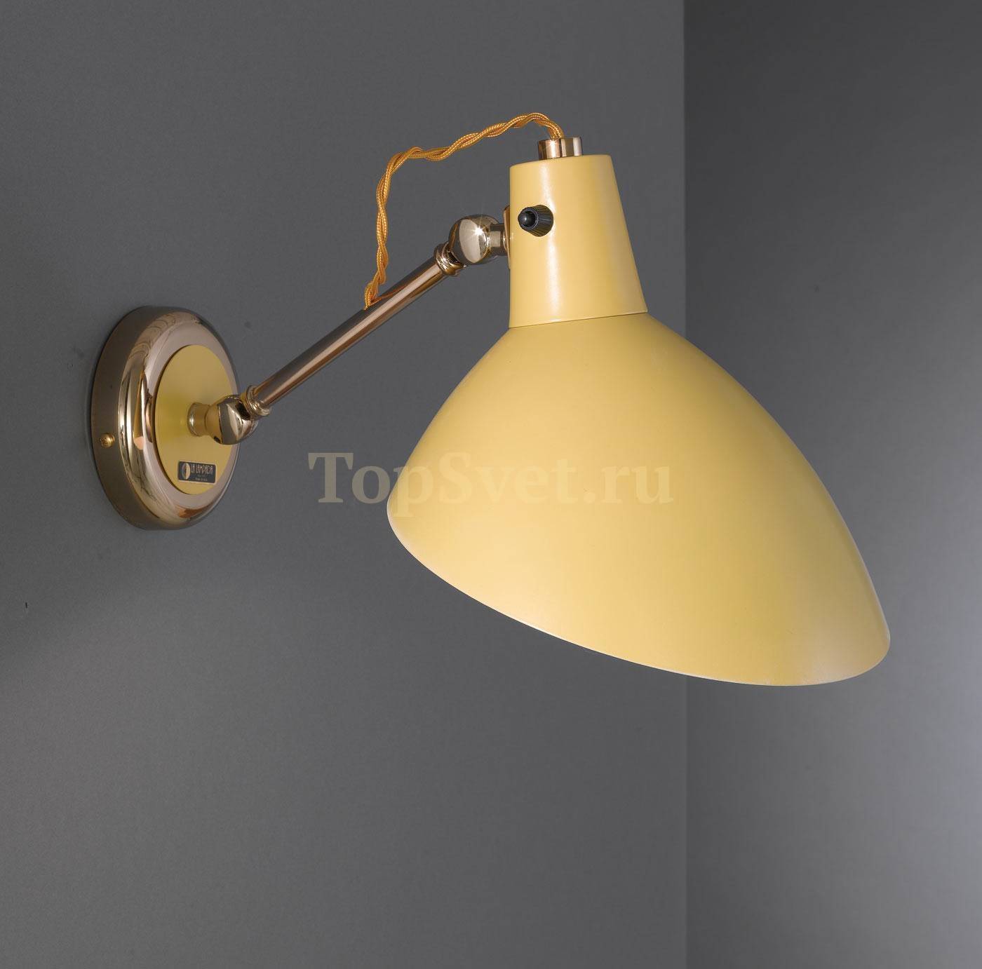 Настенный светильник La Lampada WB 615/1.26 GOLD+SENAPE