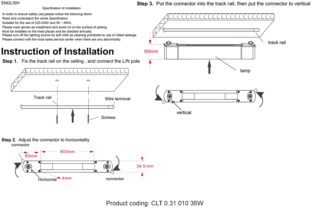 CLT 0.31 010 36W BL M4000К_