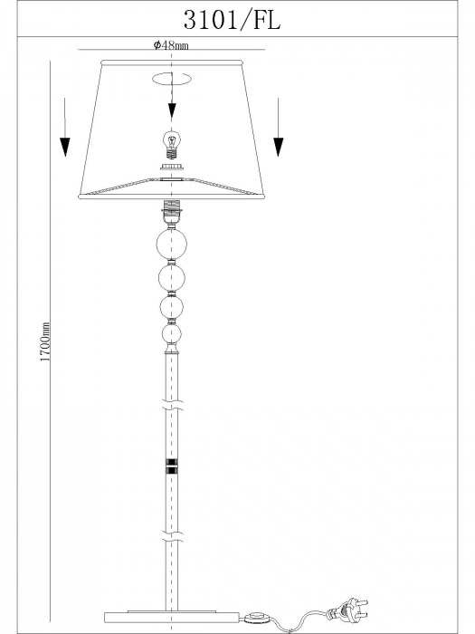 3101/FL без абажуров_