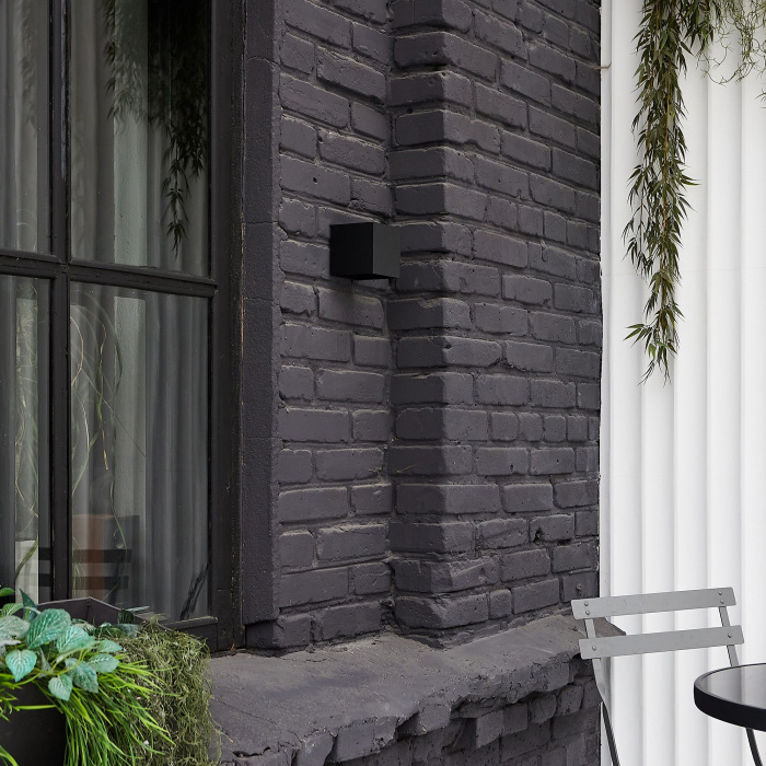 ULU-S55B-2x3W/3000K+4000K+6000K IP65 BLACK_