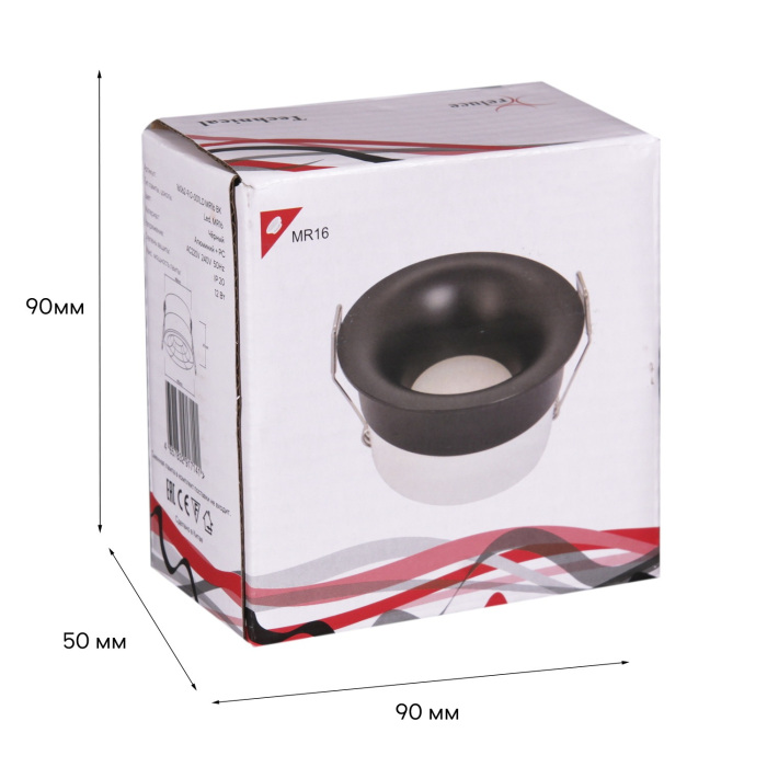 16062-9.0-001LD MR16 BK_