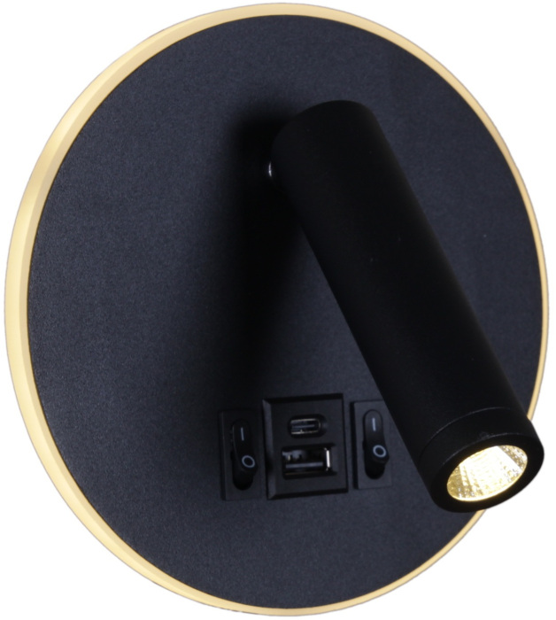 86203-9.2-001KT LED12W+USB BK_