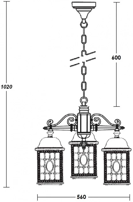 64870S/3 Bl Oasis Light