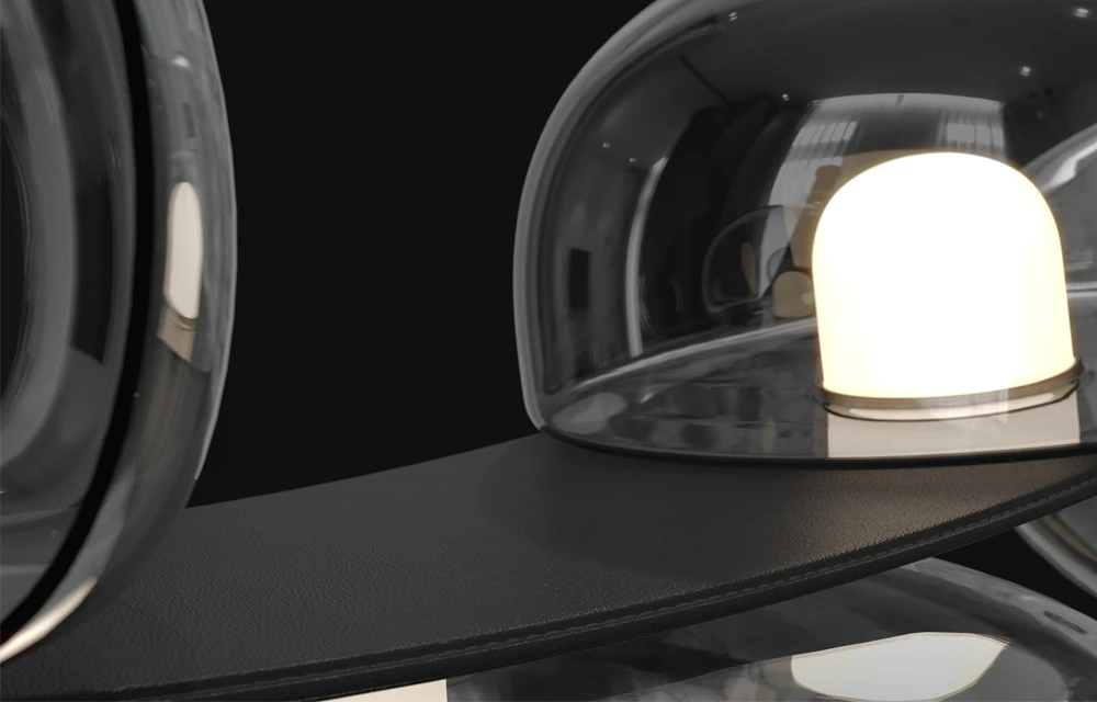 BOSQUE SP7 L3000 BLACK/TRANSPARENT Crystal Lux