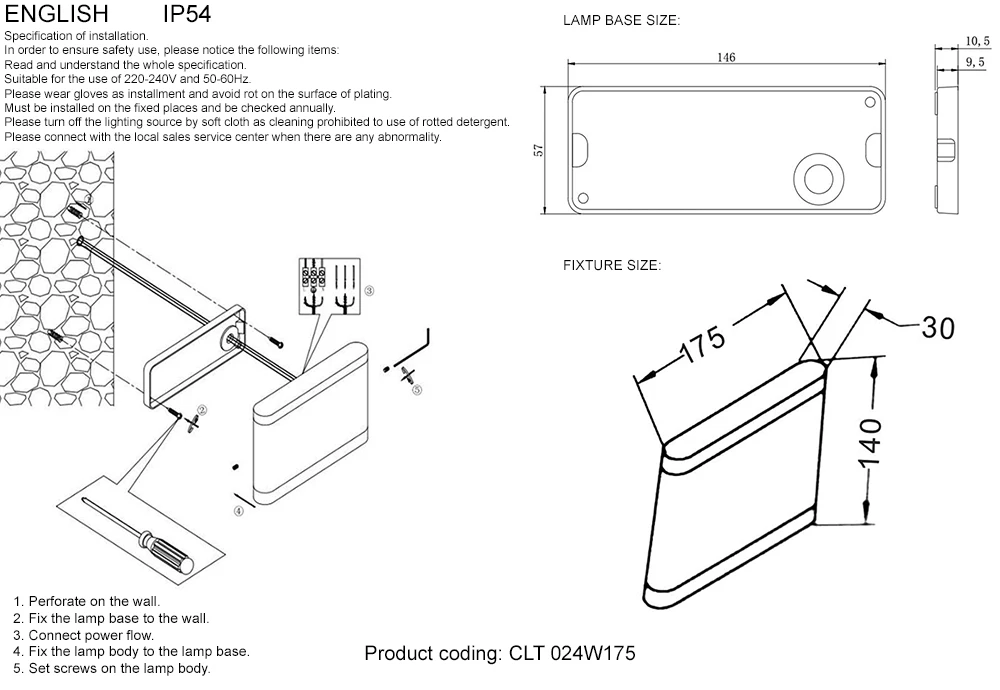 CLT 024W175 DG Crystal Lux
