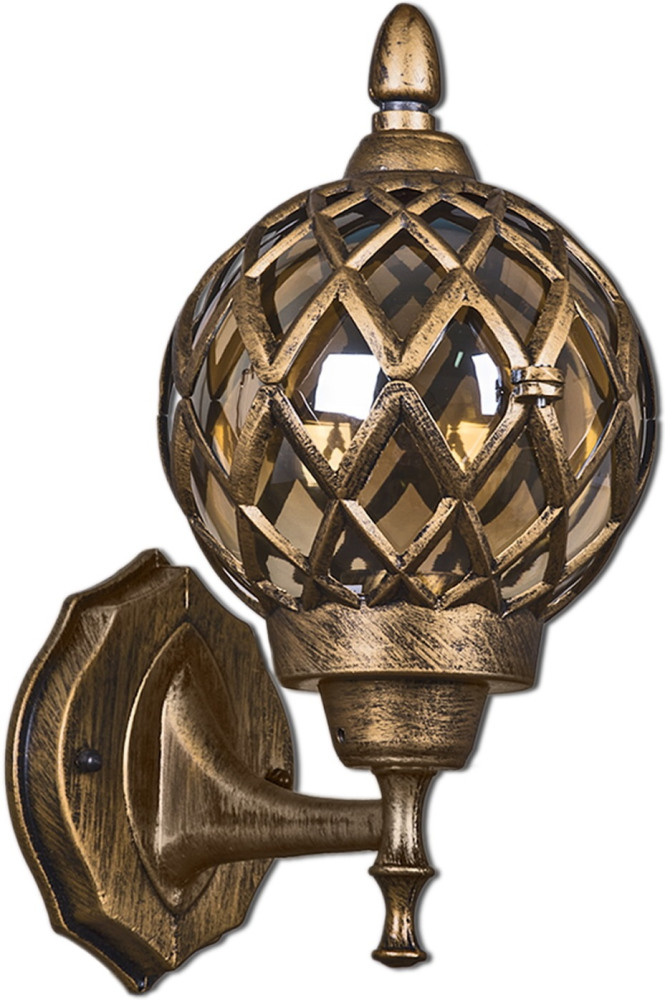 Настенный фонарь уличный  09018-0.2-001SW BKG Reluce